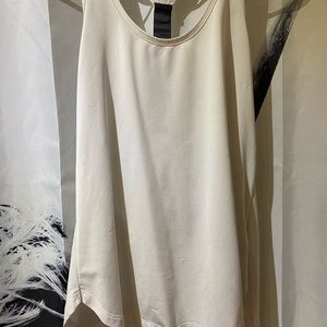 White athletic tank